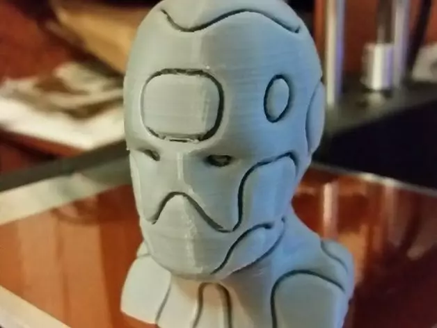 Cyborg Bust Free 3D print model_0