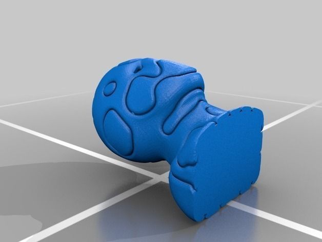 Cyborg Bust Free 3D print model_4