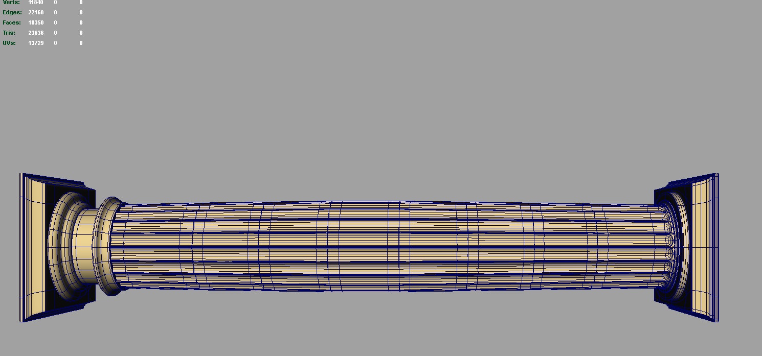 Roman Column 3D model_3