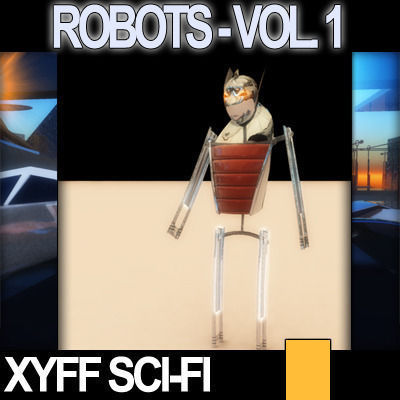 Xyff Sci-Fi Robots Vol 1 Kyklo HrBrt 3D model_6