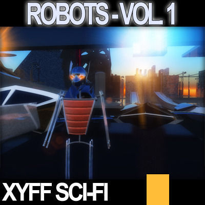 Xyff Sci-Fi Robots Vol 1 Kyklo HrBrt 3D model_5