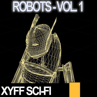 Xyff Sci-Fi Robots Vol 1 Kyklo HrBrt 3D model_10