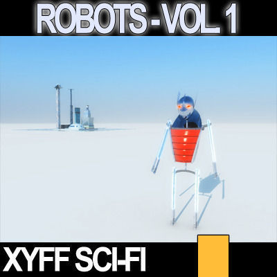 Xyff Sci-Fi Robots Vol 1 Kyklo HrBrt 3D model_8