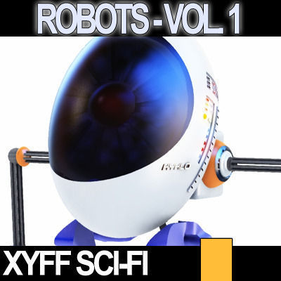 Xyff Sci-Fi Robots Vol 1 Kyklo HrBrt 3D model_1