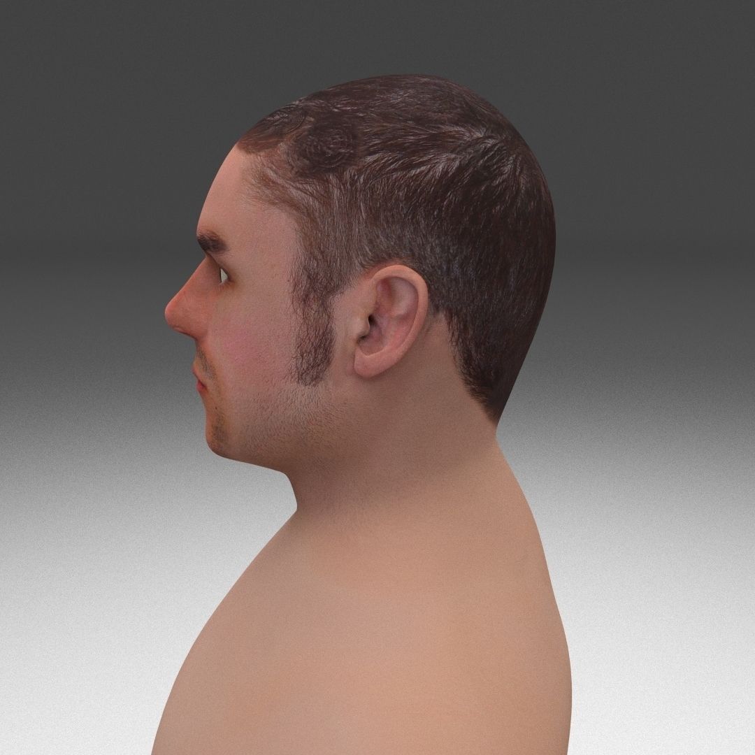 8K Realistic Human Male Man Low-poly 3D model_14