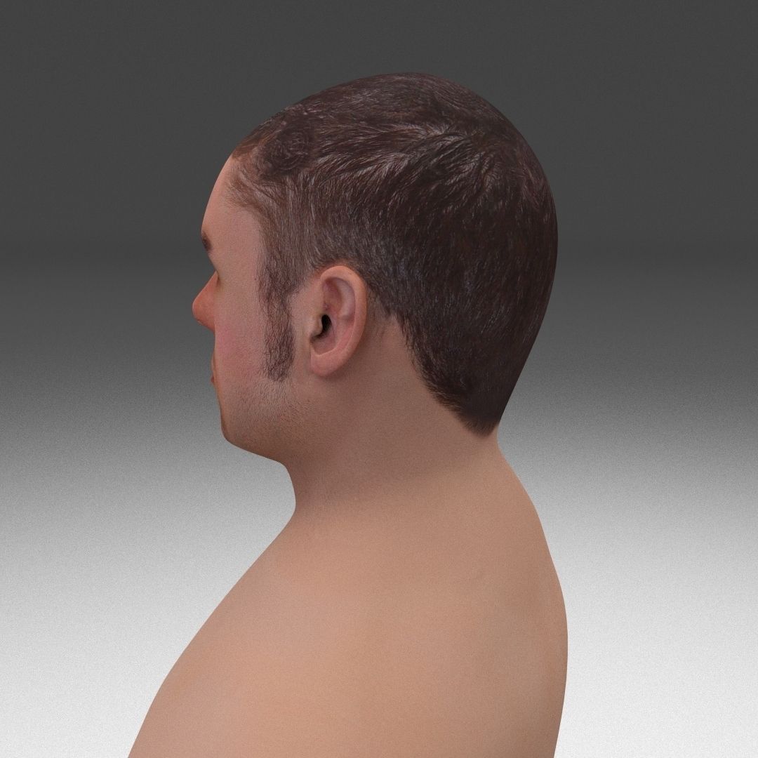 8K Realistic Human Male Man Low-poly 3D model_12