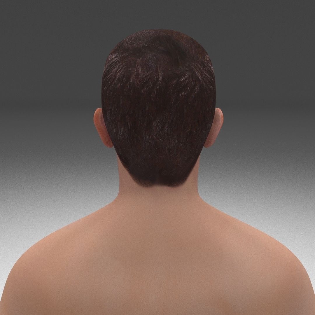 8K Realistic Human Male Man Low-poly 3D model_4