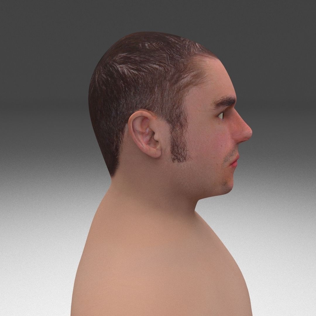 8K Realistic Human Male Man Low-poly 3D model_9