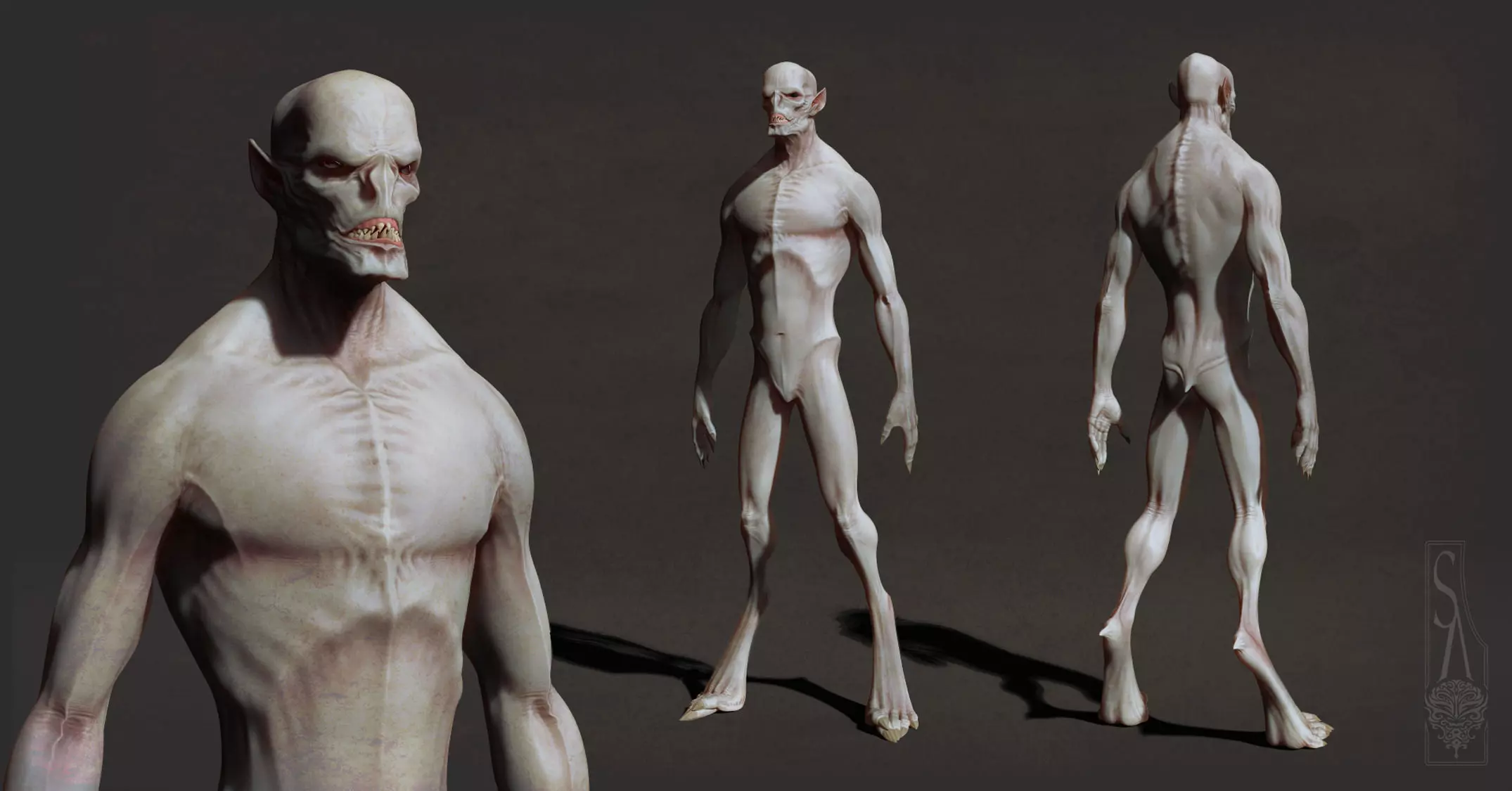 Bat Character 3D model_0