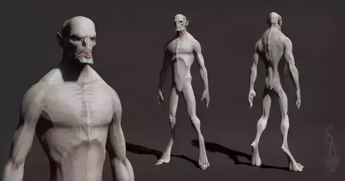 Bat Character 3D model