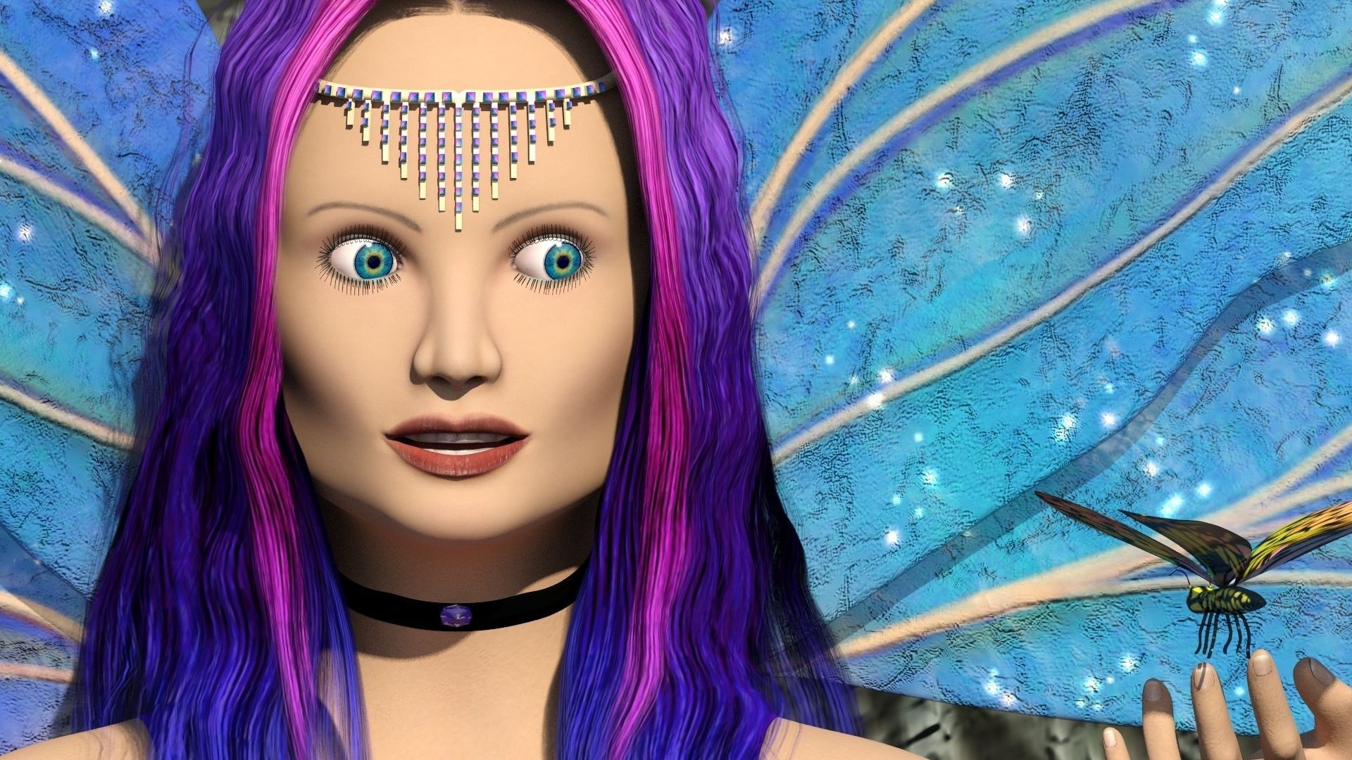 A Purple Fairys  Tale 3D model_4