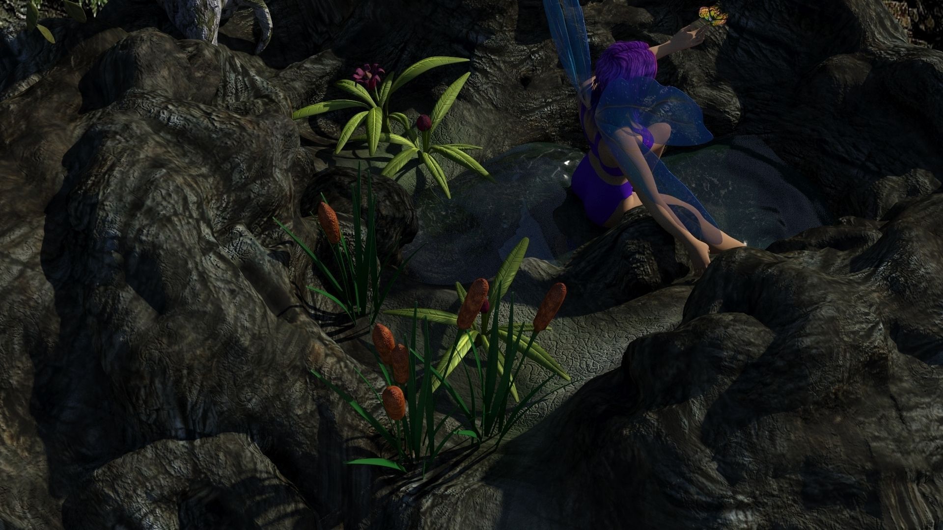 A Purple Fairys  Tale 3D model_3