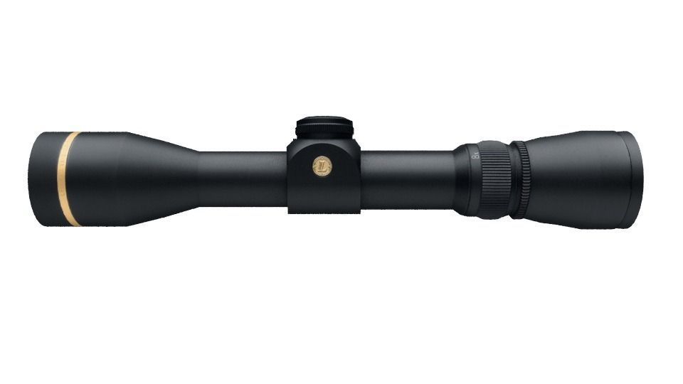 Scope rifle with dot in middle Low-poly 3D model_1