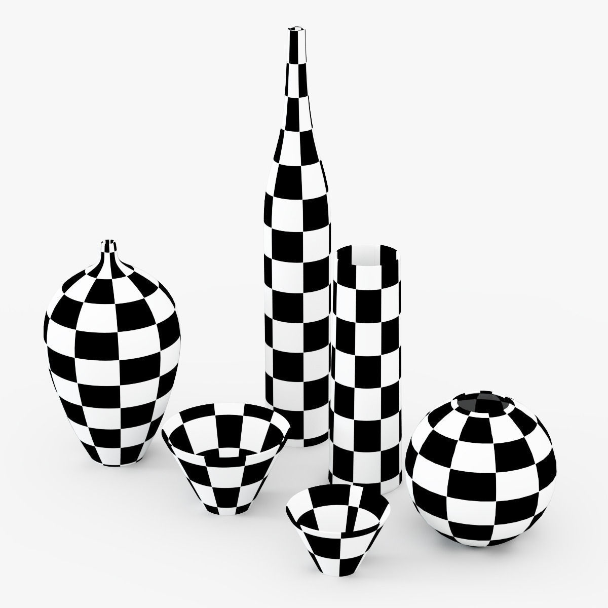 Ornamental vases 3D model_3