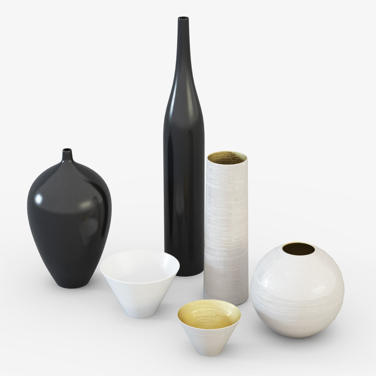 Ornamental vases 3D model_1