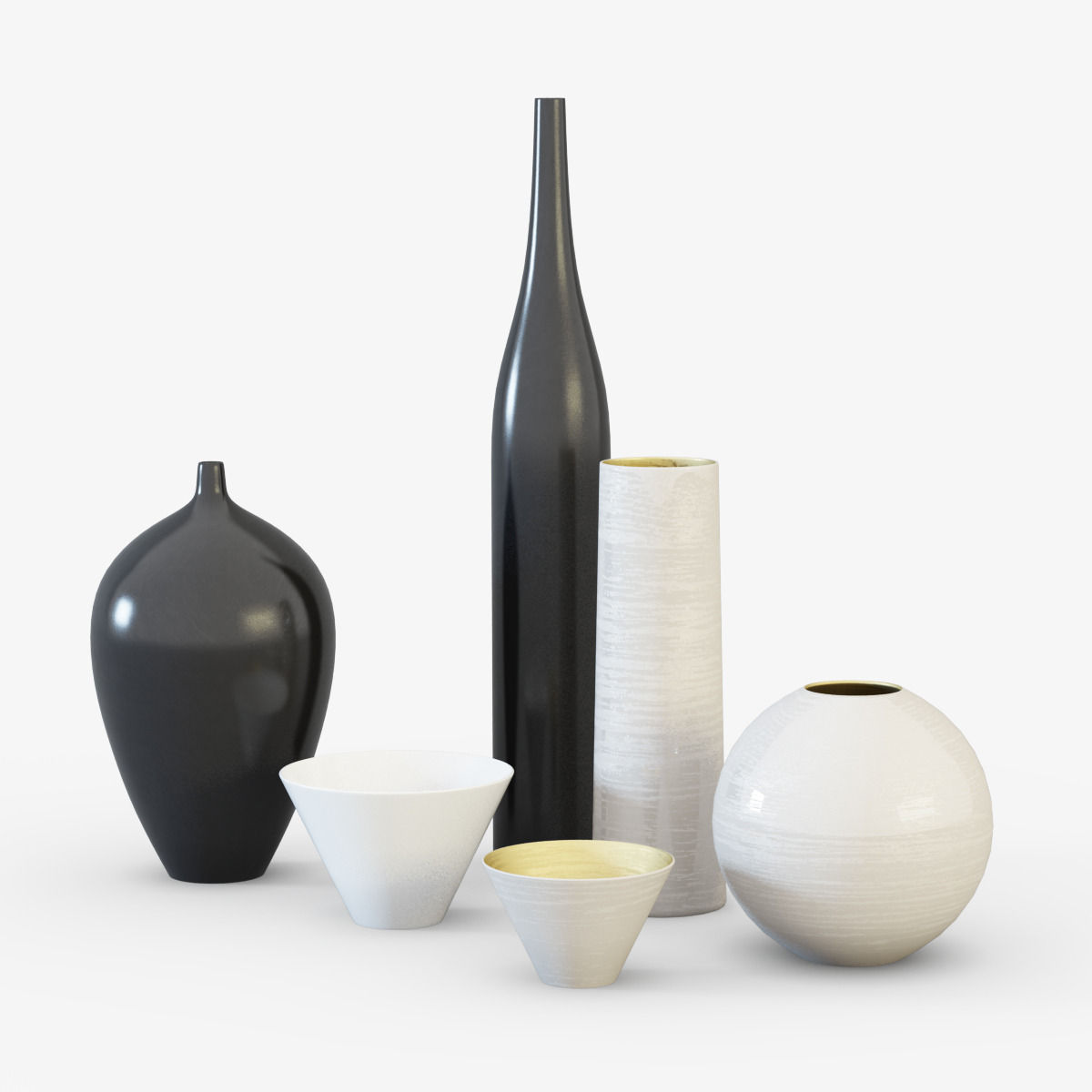 Ornamental vases 3D model_2