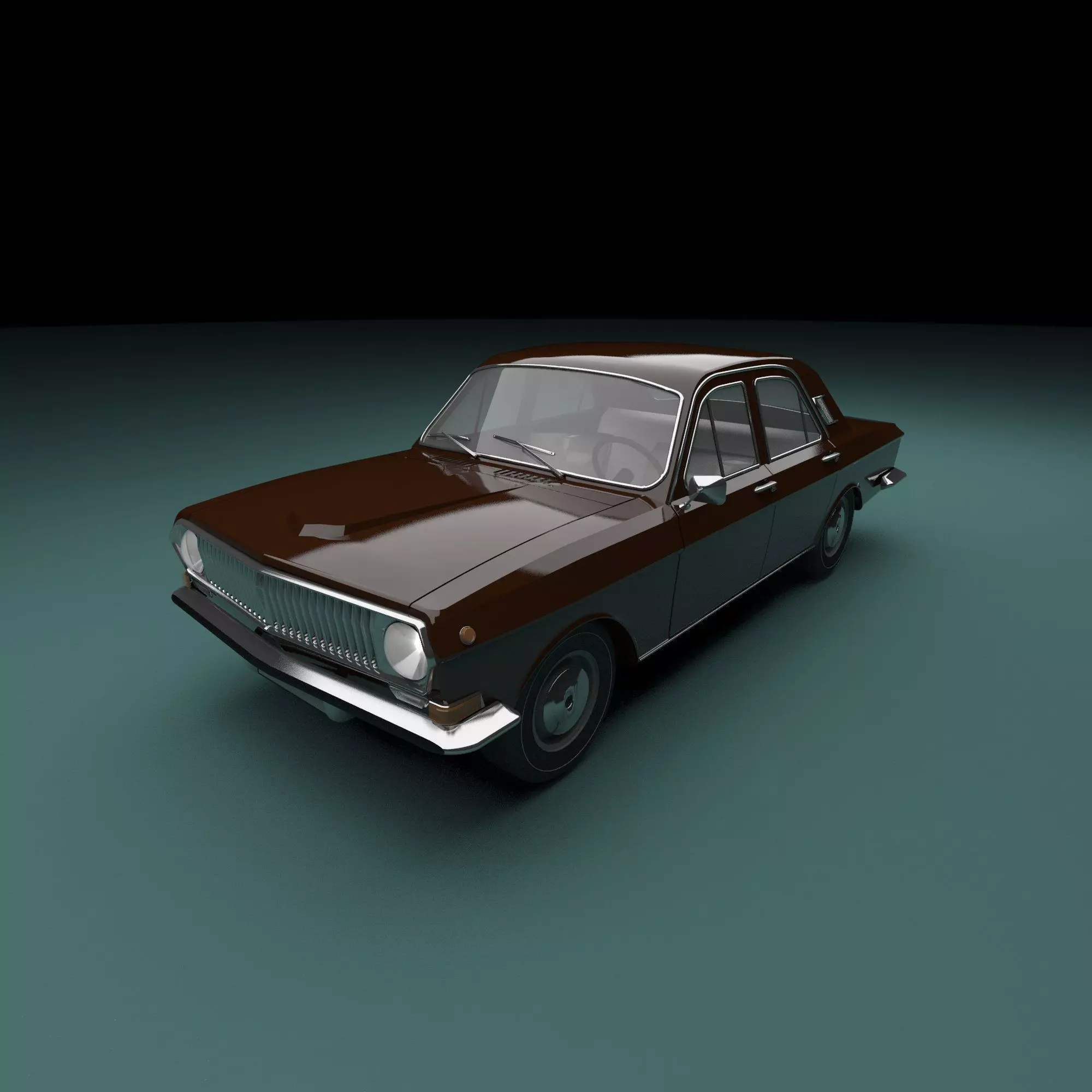 GAZ 24 3D model_0
