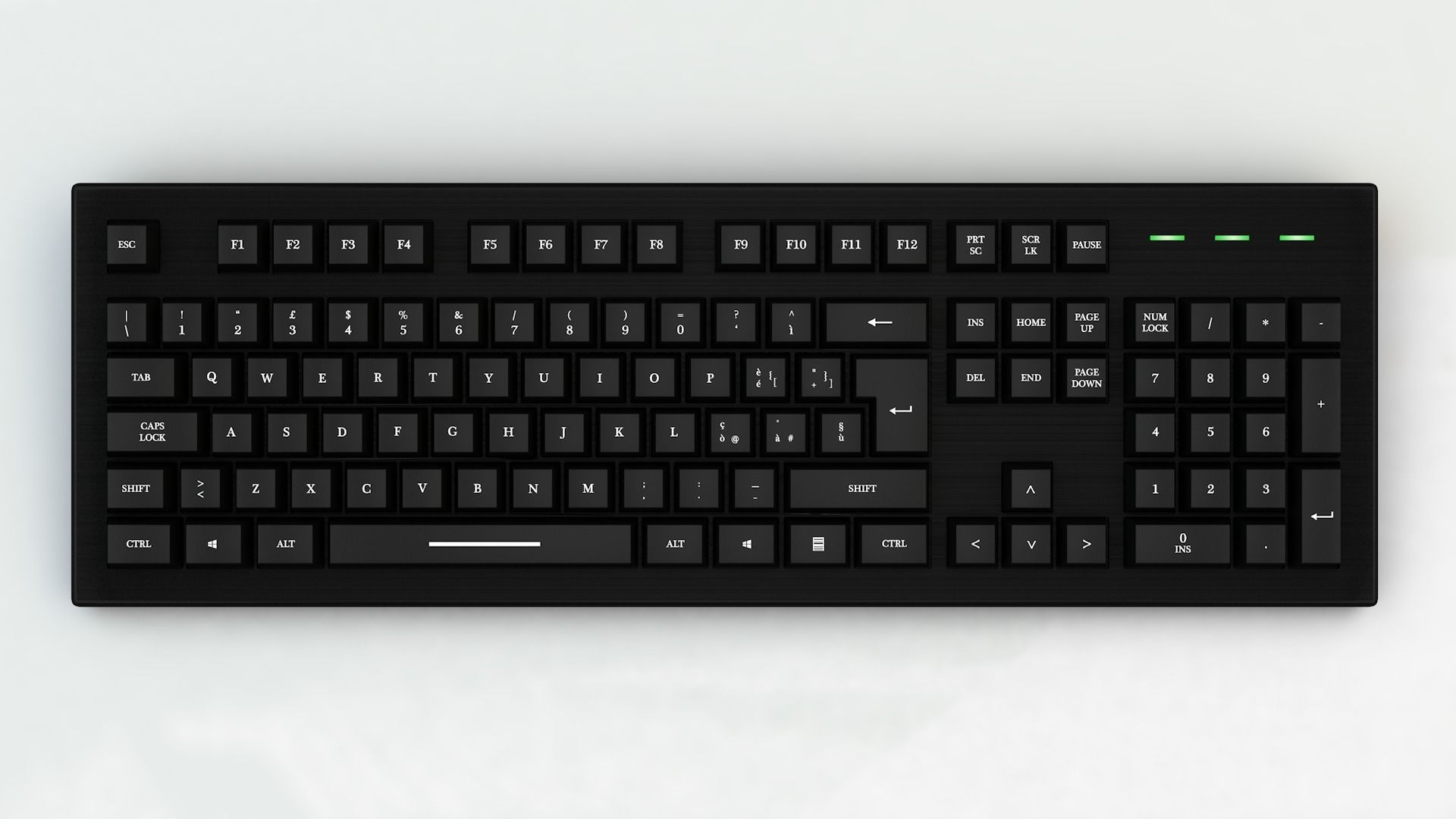 PC Keyboard 3D model_2
