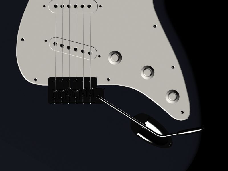 Fender Stratocaster Free 3D print model_2