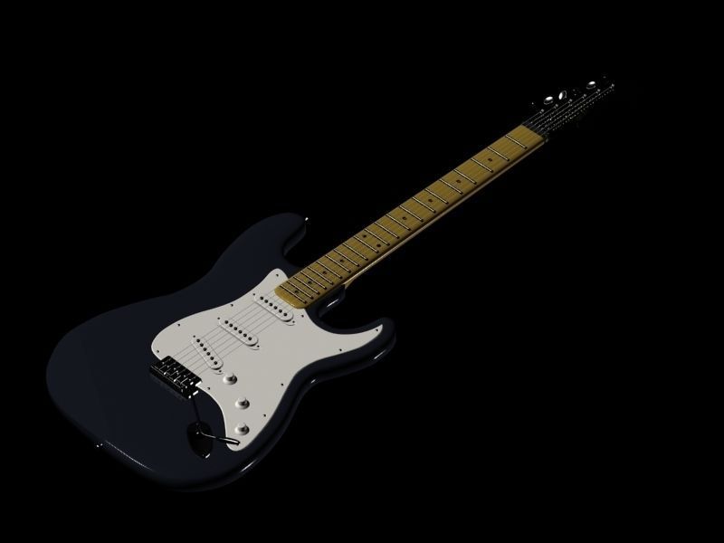 Fender Stratocaster Free 3D print model_1