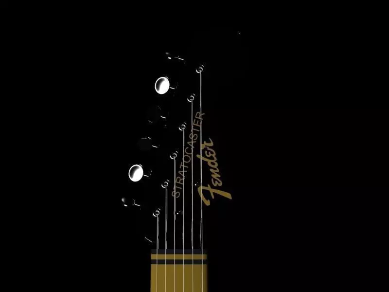Fender Stratocaster Free 3D print model_0