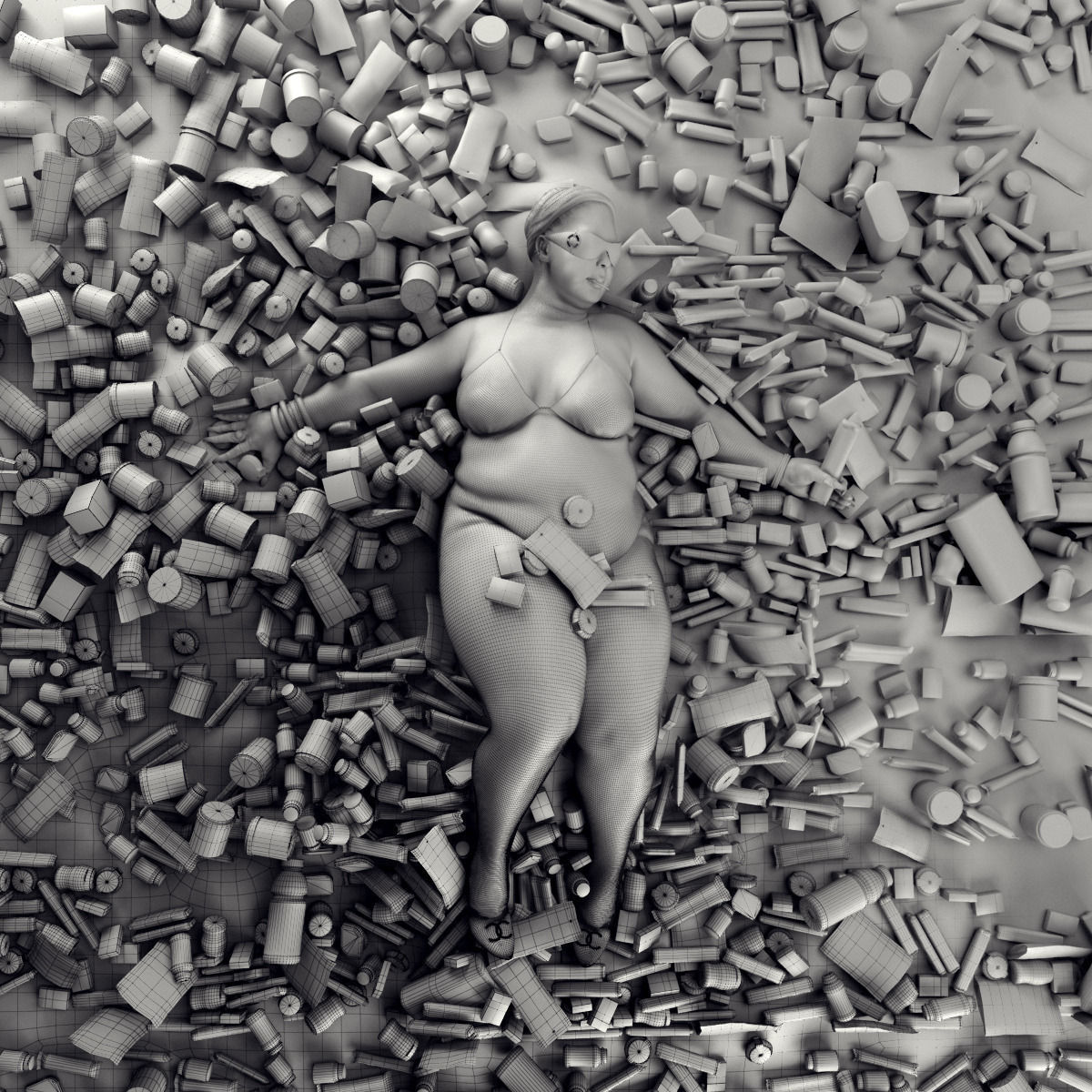 American Beauty 3D model_2