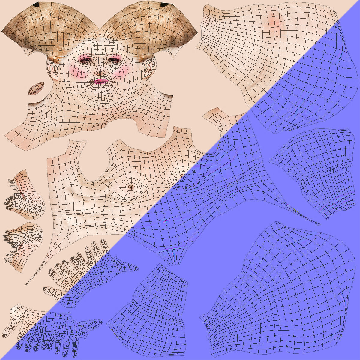 American Beauty 3D model_7