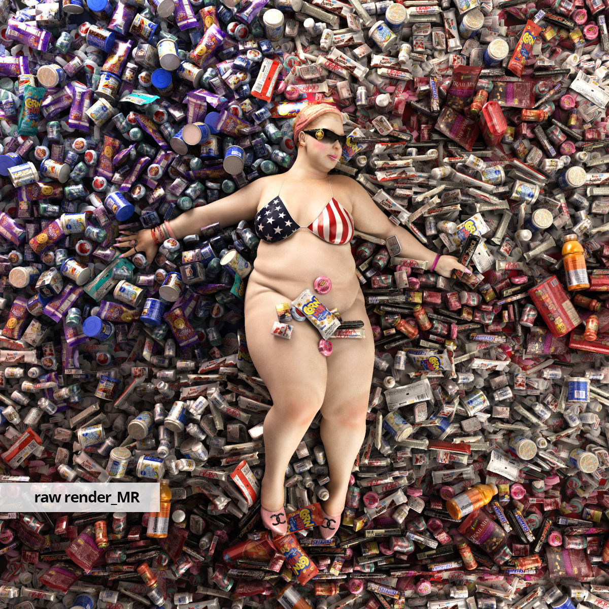 American Beauty 3D model_9