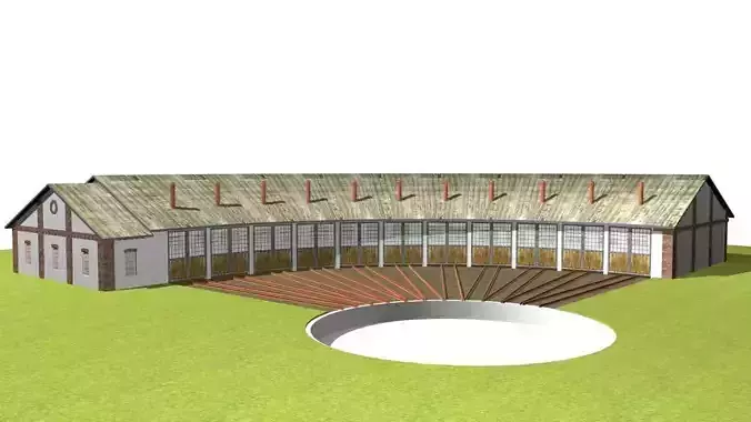 Yard for steam locomotives