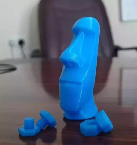 Easter Island Moai Statue 3D print model