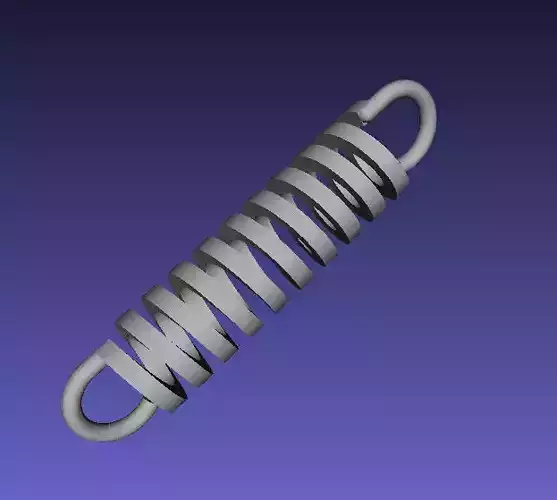 Spring metal Free 3D print model