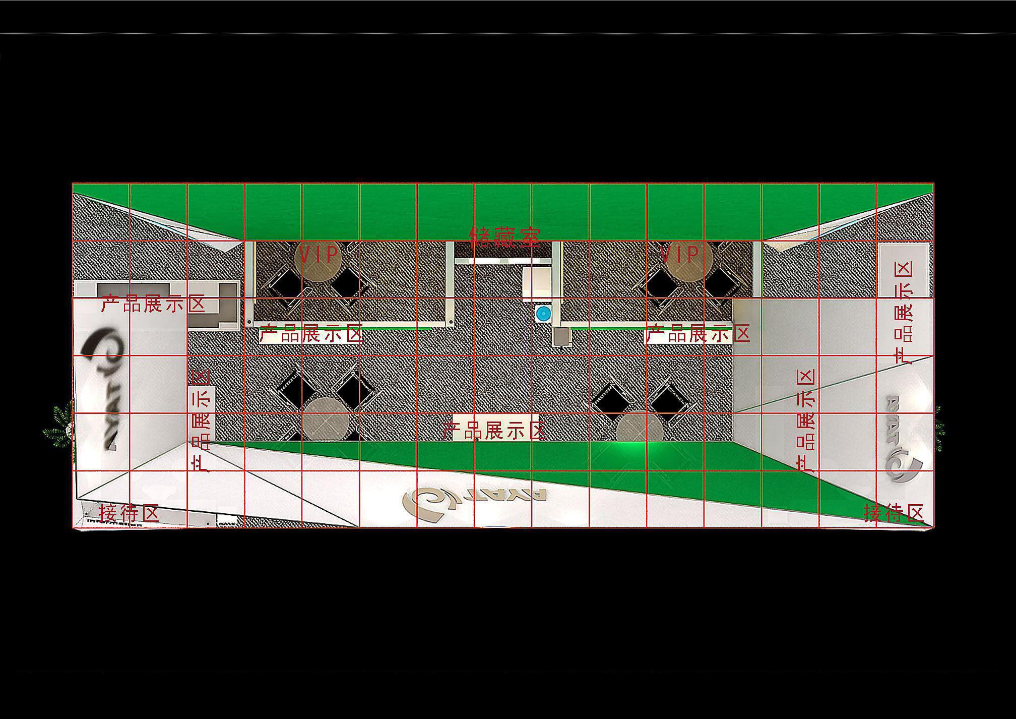 Exhibition area 15X6 3DMAX2009-1942 3D Model .max 