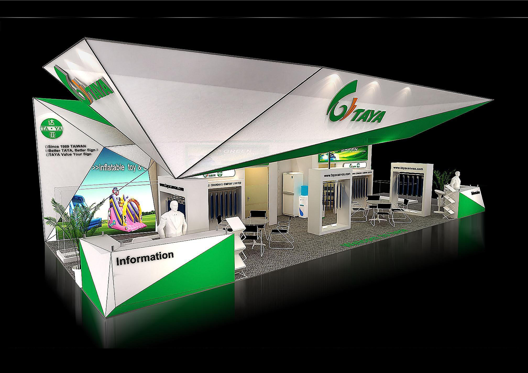 Exhibition area 15X6 3DMAX2009-1942 3D Model .max 