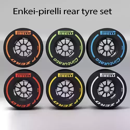 enkei rear tyre set