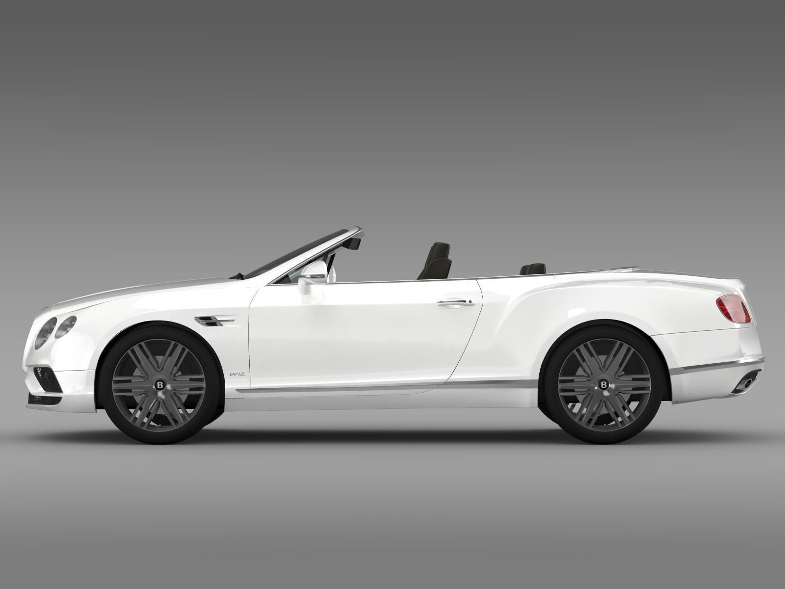 Bentley Continental GTC 2015 3D model_3