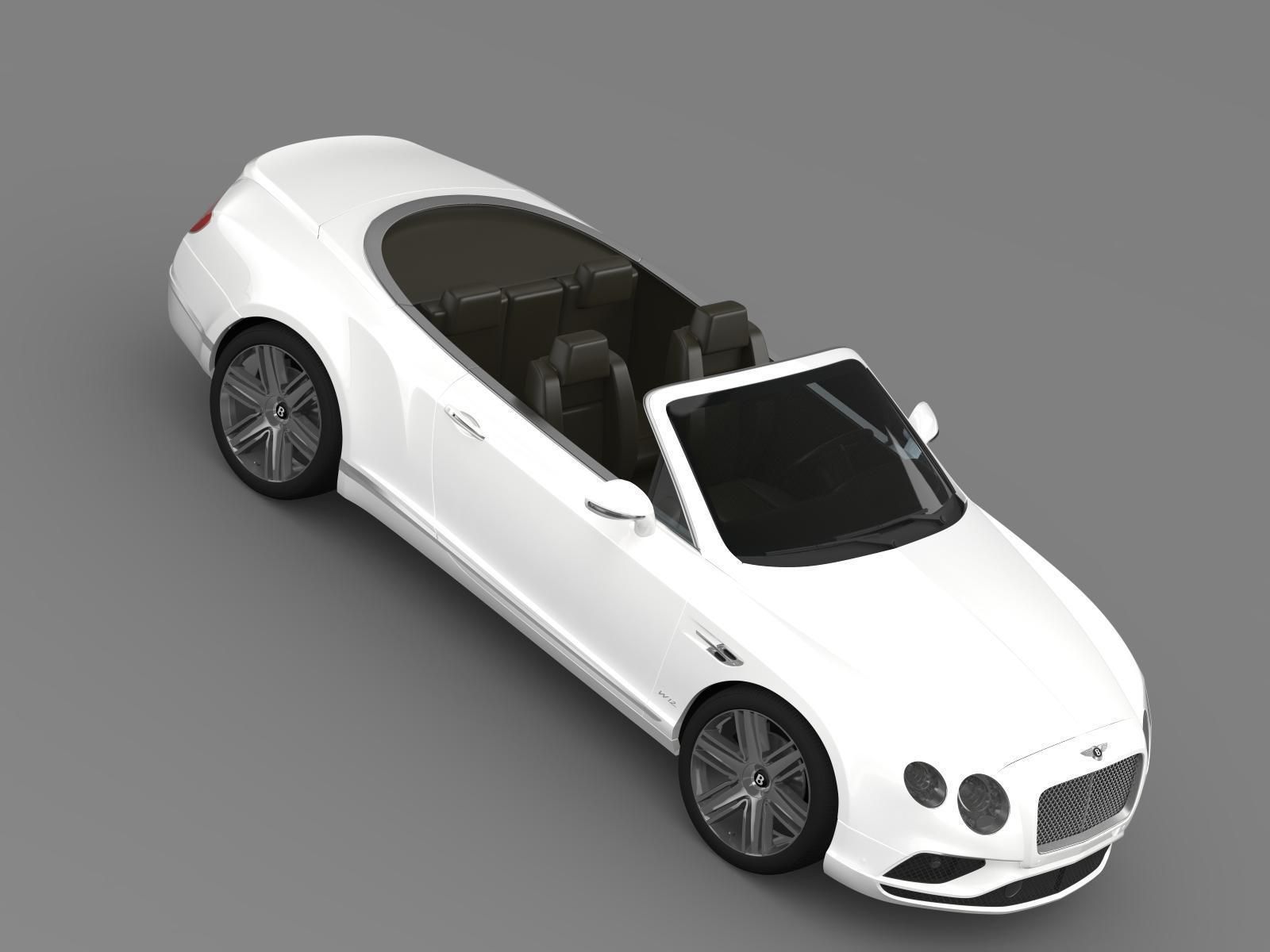 Bentley Continental GTC 2015 3D model_9