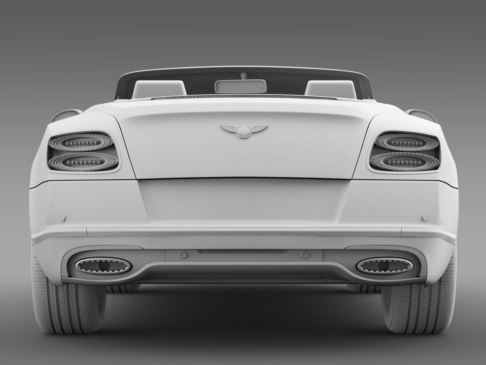Bentley Continental GTC 2015 3D model_15