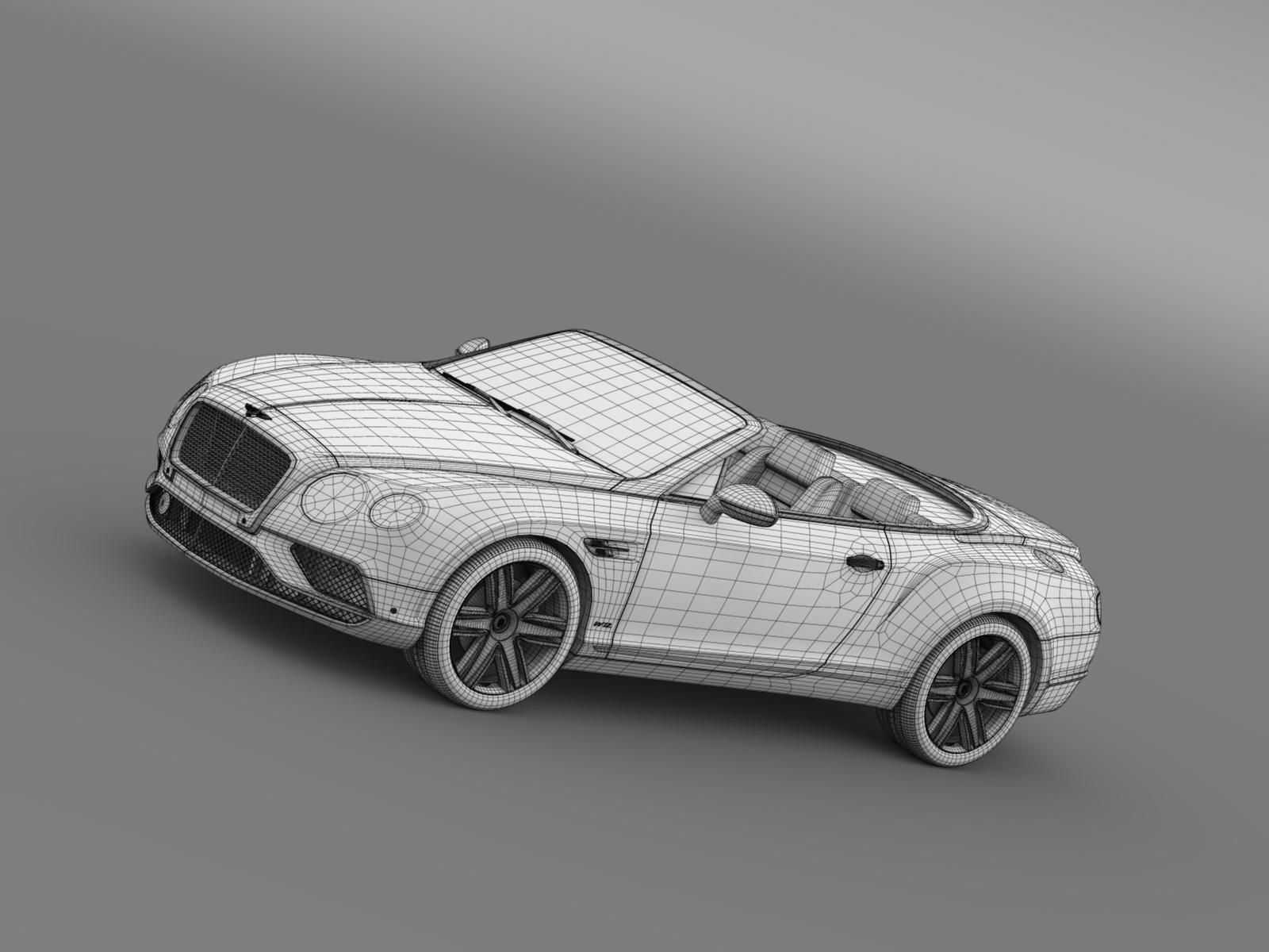 Bentley Continental GTC 2015 3D model_16