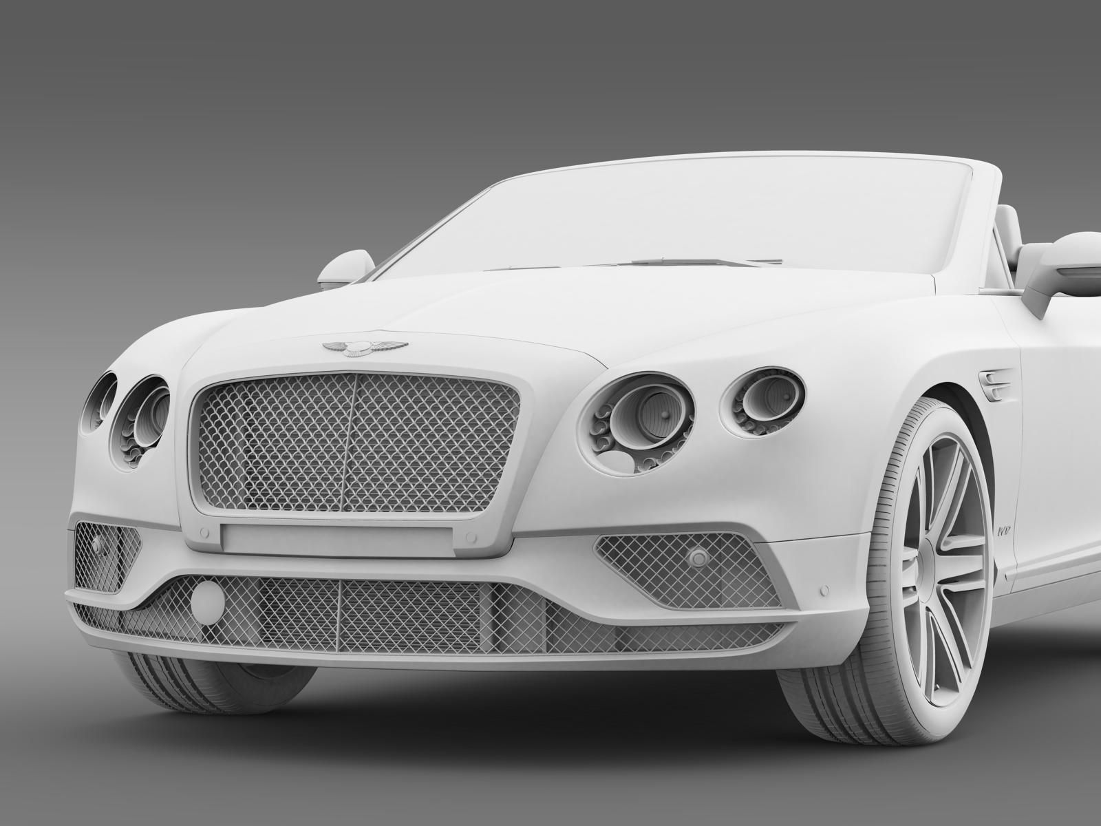 Bentley Continental GTC 2015 3D model_12