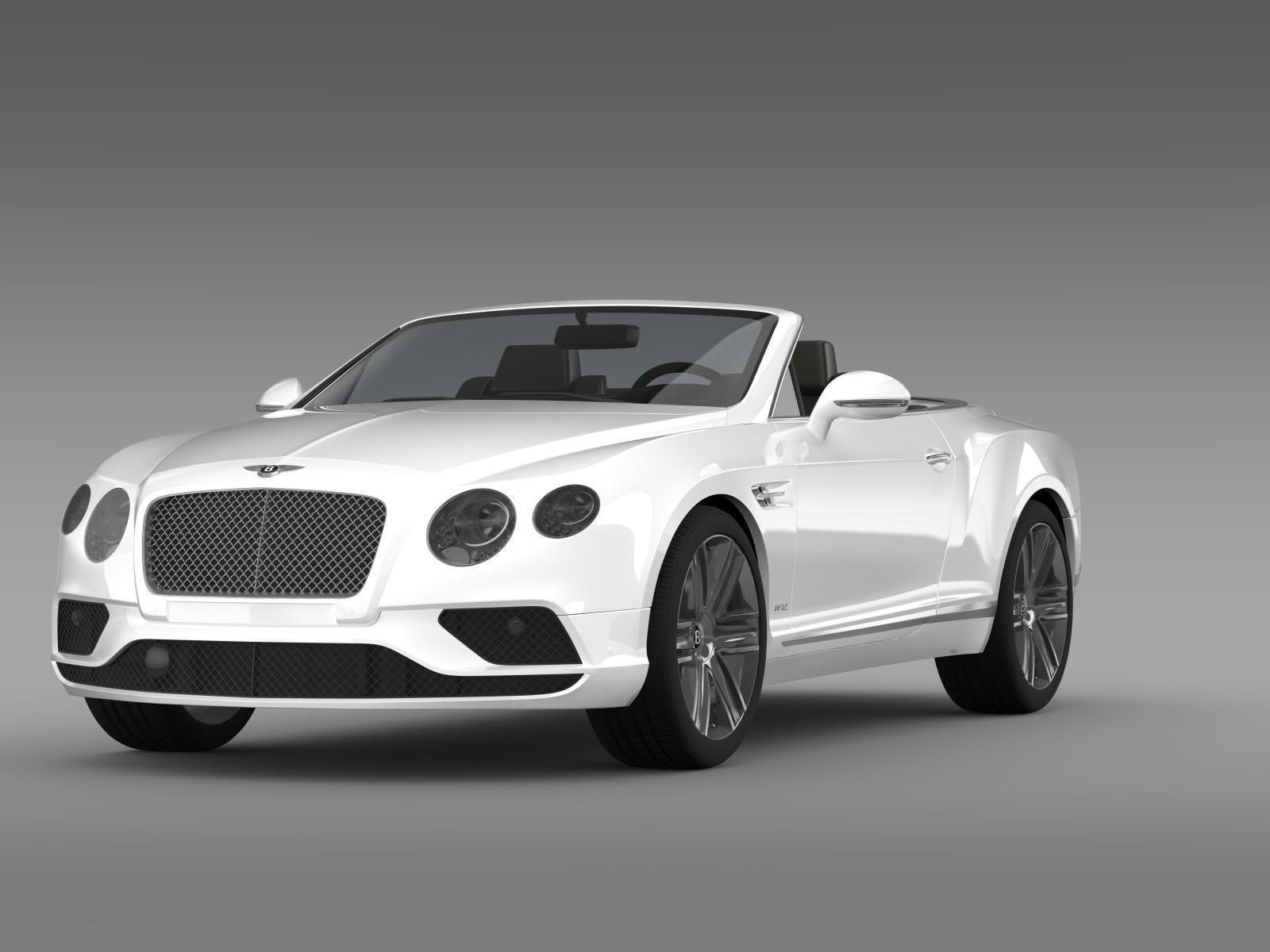 Bentley Continental GTC 2015 3D model_5