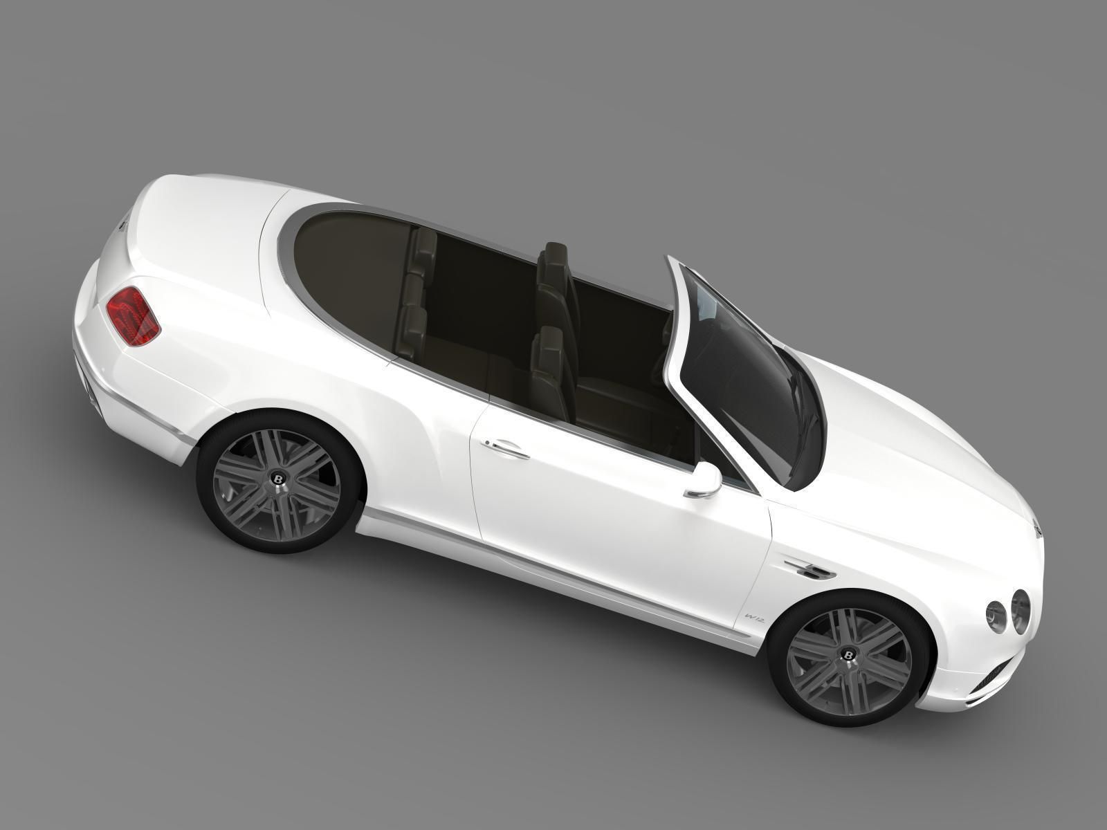 Bentley Continental GTC 2015 3D model_7
