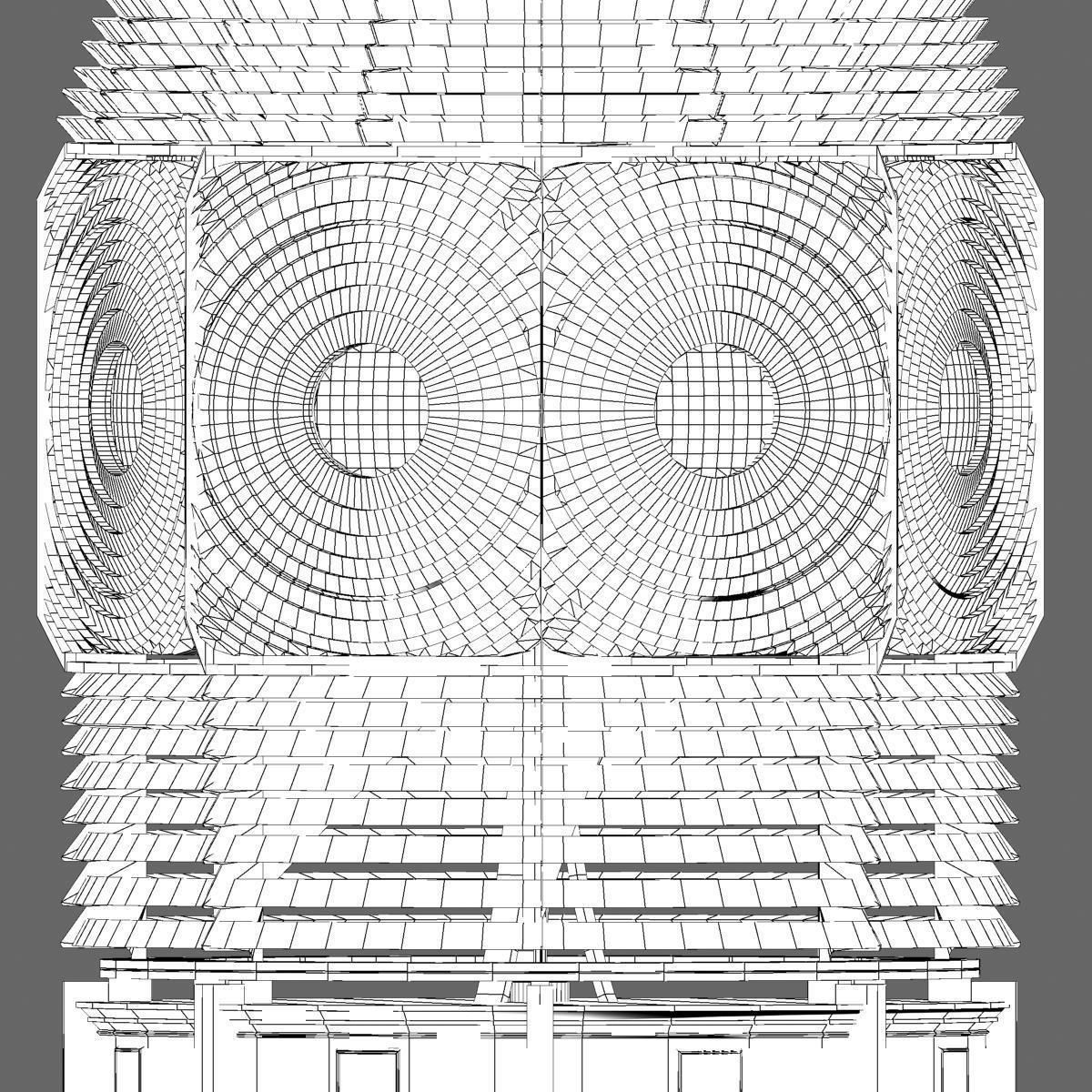 Fresnel Lens for Lighthouse 1st Oreder 3D model_14