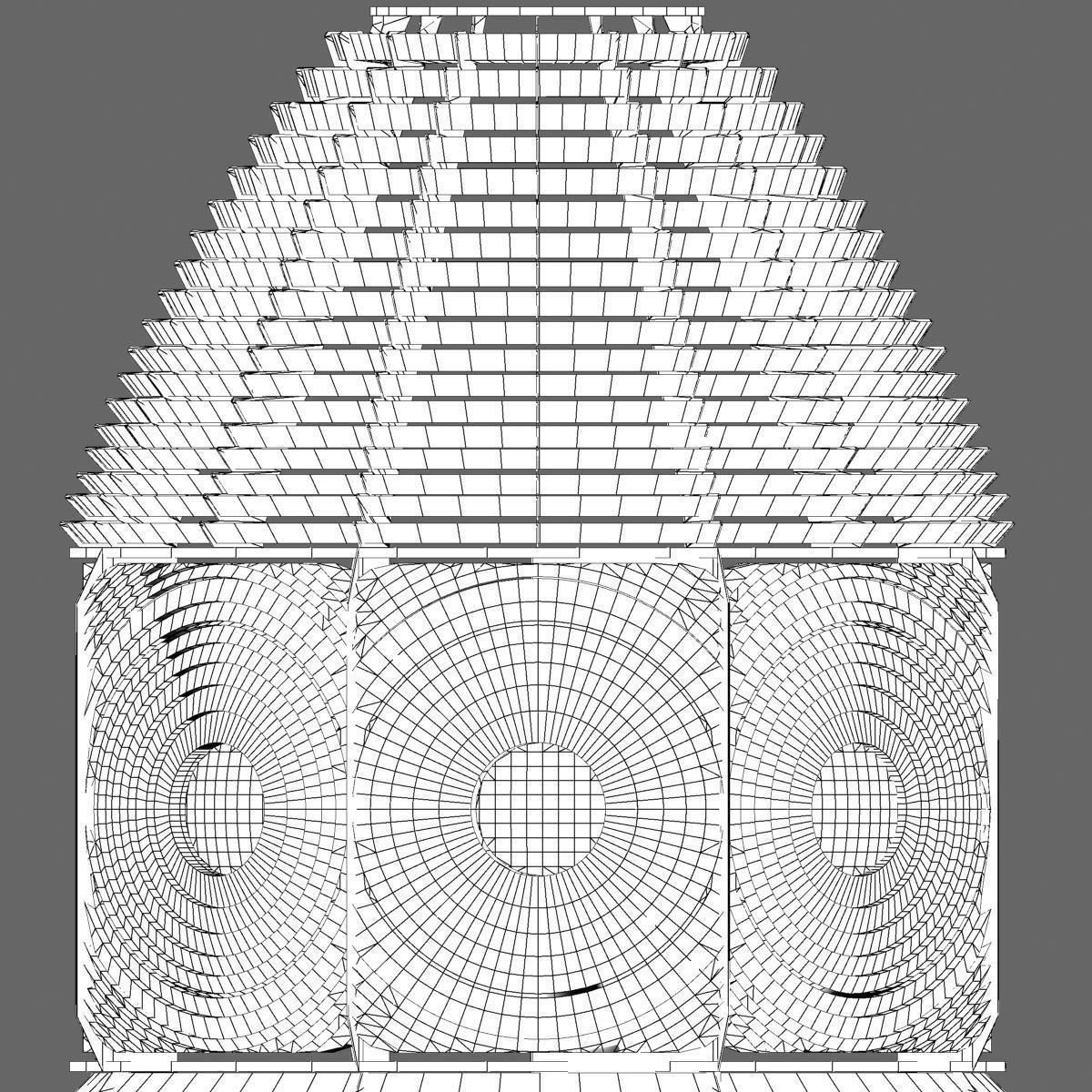 Fresnel Lens for Lighthouse 1st Oreder 3D model_11