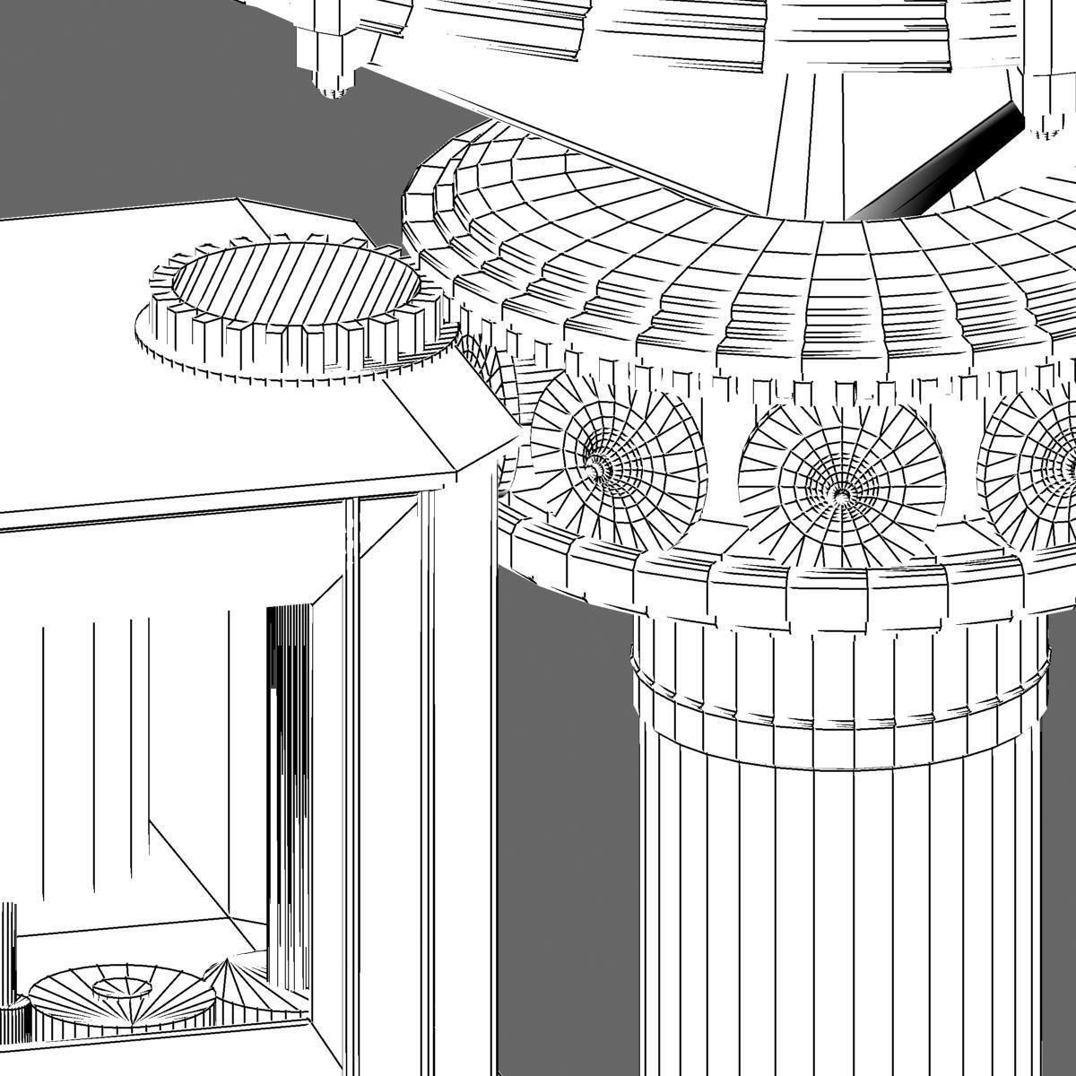 Fresnel Lens for Lighthouse 1st Oreder 3D model_12