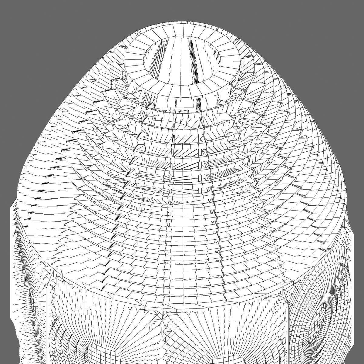 Fresnel Lens for Lighthouse 1st Oreder 3D model_10