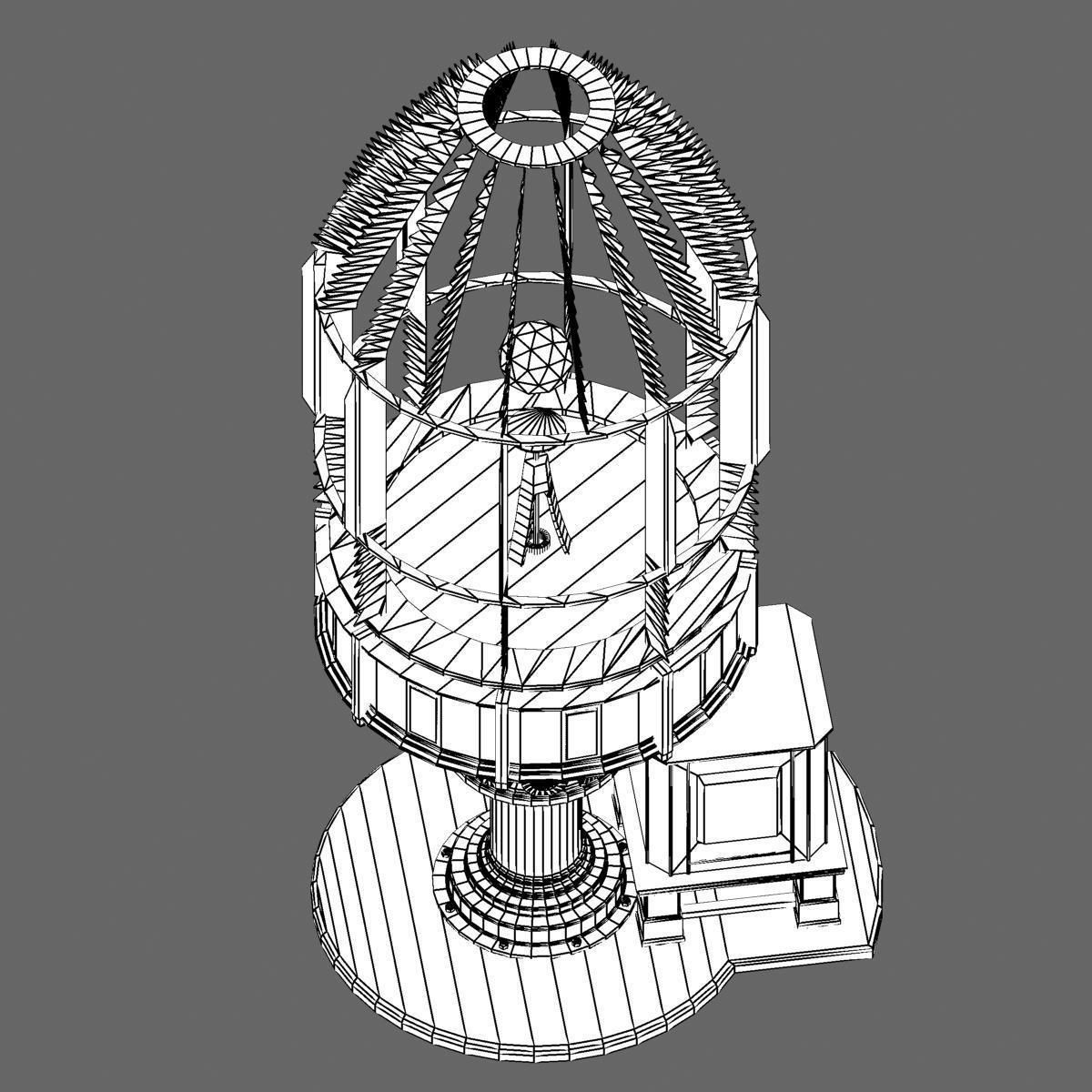Fresnel Lens for Lighthouse 1st Oreder 3D model_13