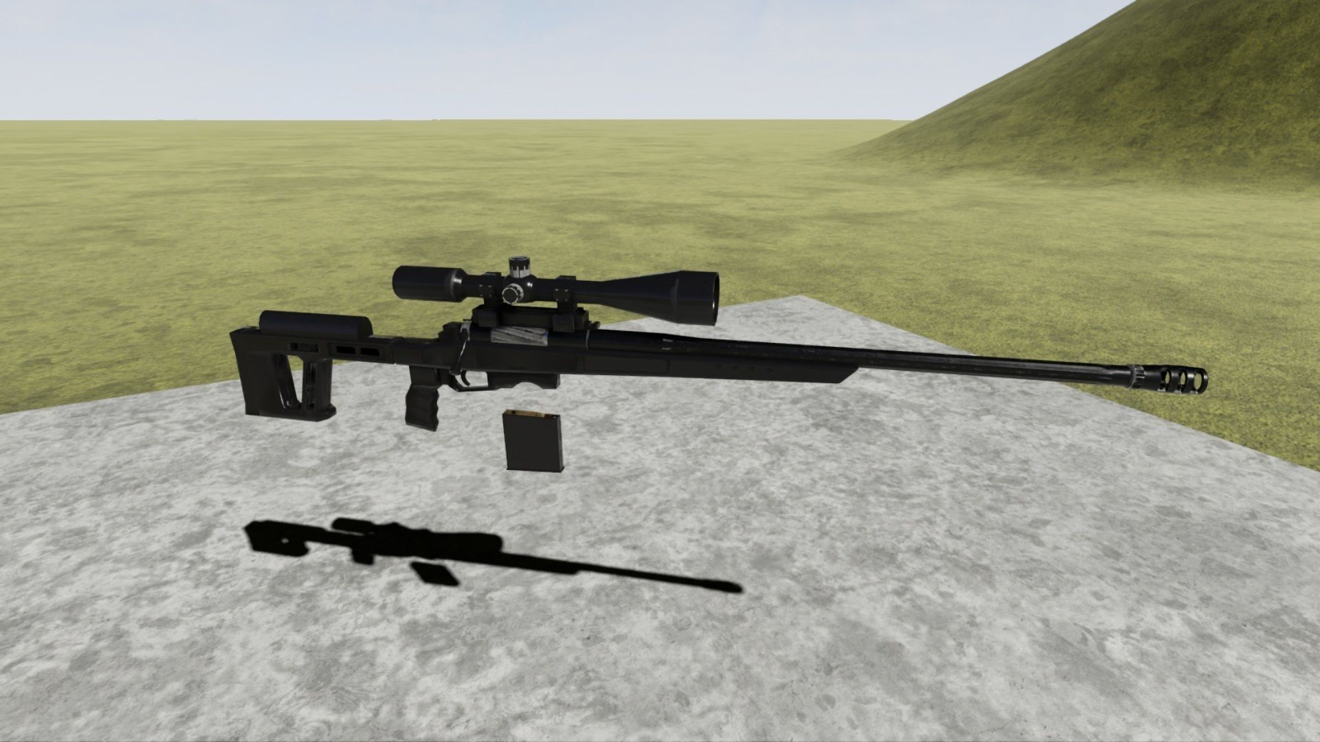 Orsis T-5000 Low-poly 3D model_3