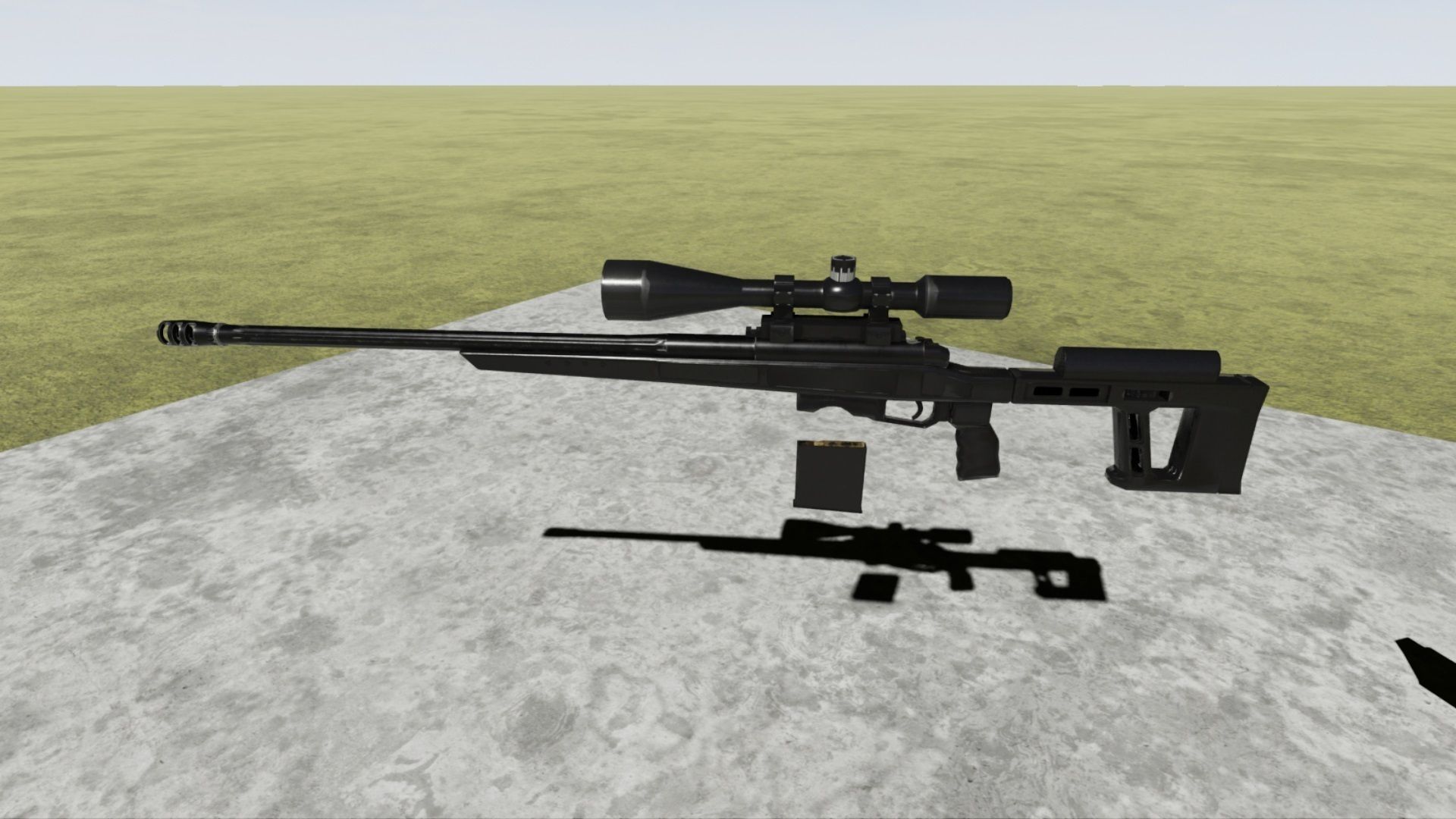 Orsis T-5000 Low-poly 3D model_4