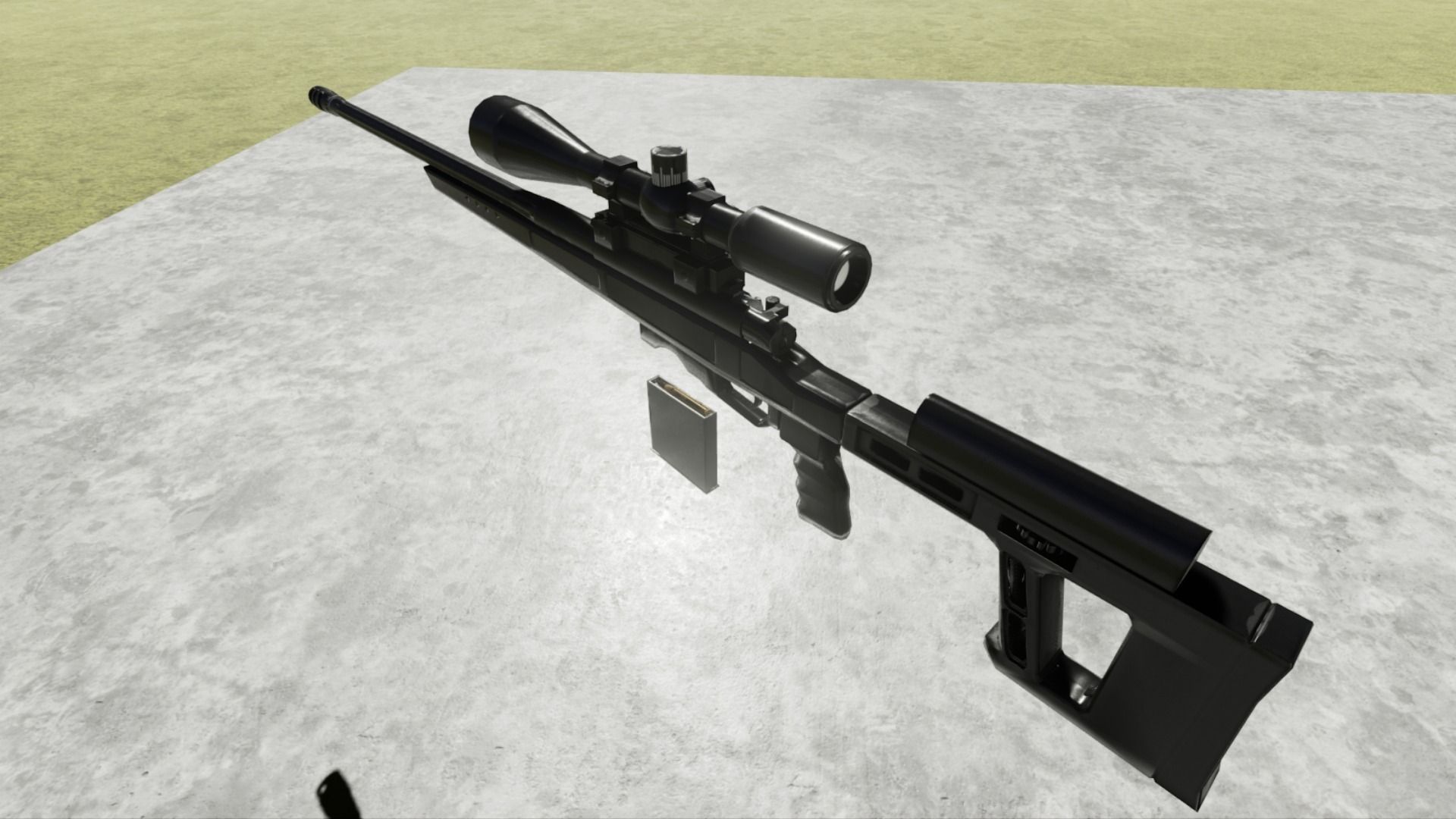 Orsis T-5000 Low-poly 3D model_5