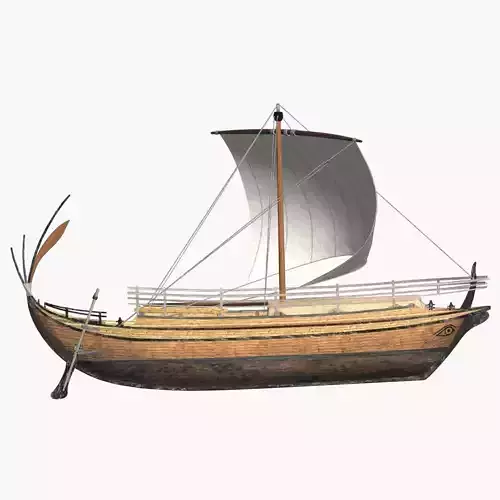 Greek Freight Ship 3D model
